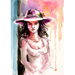 Girl with hat II