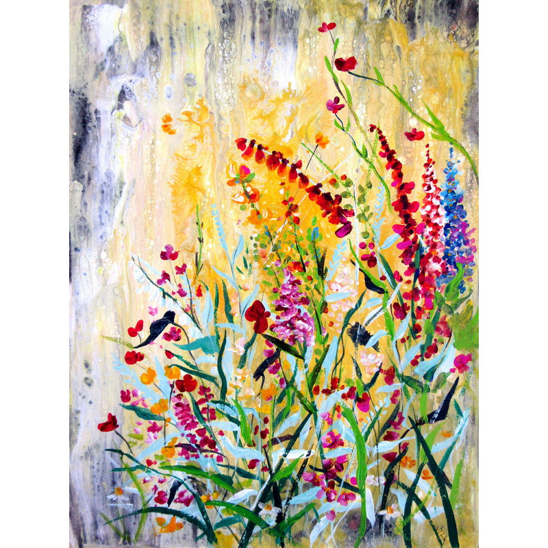 Wildflowers field