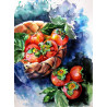 Persimmon still life