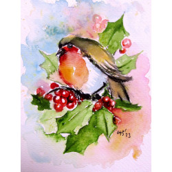 Robin in the garden