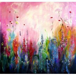 Happy wildflowers field IV