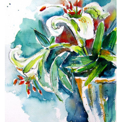 Lilies still life