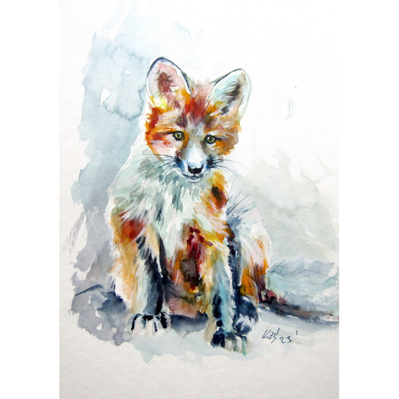 Red fox cub