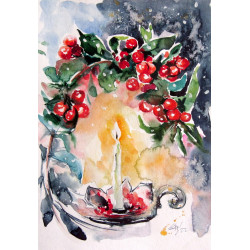 Still life with candle